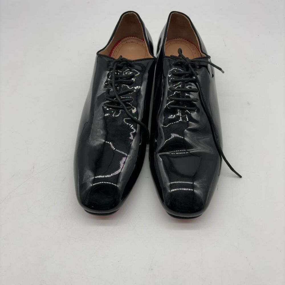 Christian Louboutin Leather Lace-Up Dress Shoe